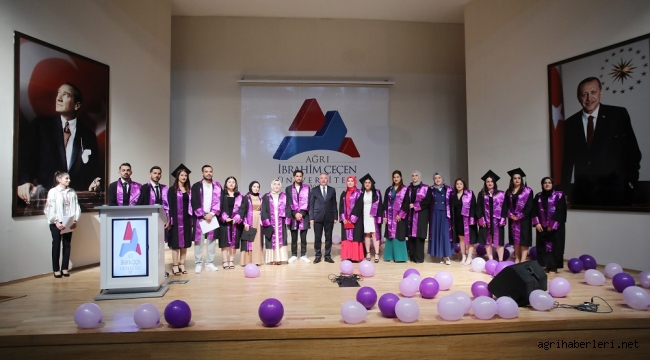  Ağrı İbrahim Çeçen Üniversitesi Gastronomi ve Mutfak Sanatları Bölümü İlk Mezunlarını Verdi