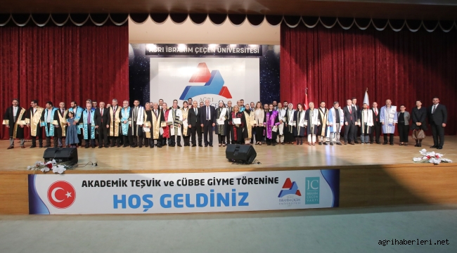 AİÇÜ'de IC Vakfı Akademik Teşvik Ödülleri ve Cübbe Giyme Töreni Düzenlendi