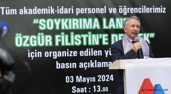 AİÇÜ'den 'Soykırıma Lanet, Özgürlüğe Destek' Yürüyüşü Yapıldı