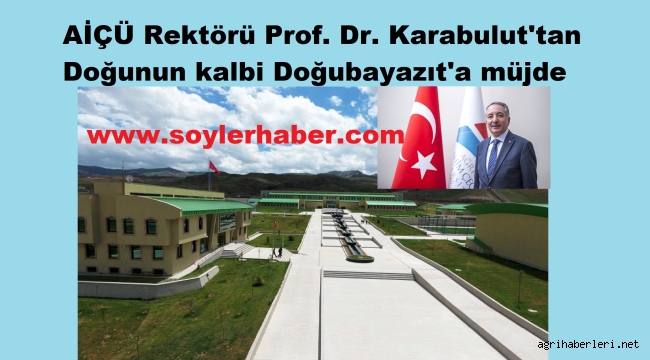Karabulut, Doğubayazıt İnsan ve Toplum Bilimleri Fakültesi'nde Devamı Gelecek