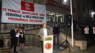 Doğubayazıt'ta 15 Temmuz Şehitleri Anma Demokrasi ve Milli Birlik Günü