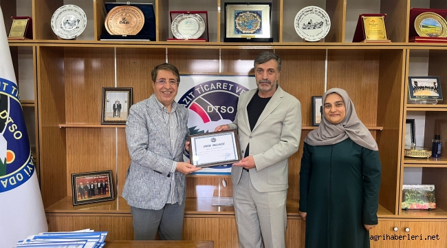 Kolan Hastaneleri Yönetim Kurulu Başkanı Av. Nedim Kolan'dan Doğubayazıt Ticaret ve Sanayi Odası'na ziyaret