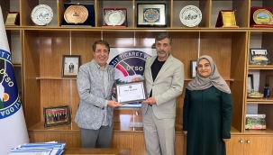 Kolan Hastaneleri Yönetim Kurulu Başkanı Av. Nedim Kolan'dan Doğubayazıt Ticaret ve Sanayi Odası'na ziyaret