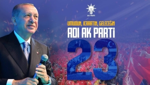 AK PARTİ'NİN 23. KURULUŞ YILDÖNÜMÜ AĞRI'DA KUTLANDI