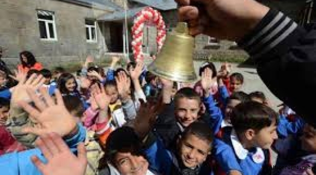 20 milyona yakın öğrenci yarın çalacak ilk ders ziliyle birlikte dersbaşı yapacak.