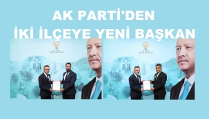AK Parti Taşlıçay ve Diyadin ilçe Başkanları Yapılan Mülakatlar Sonucu Kesinleşti.