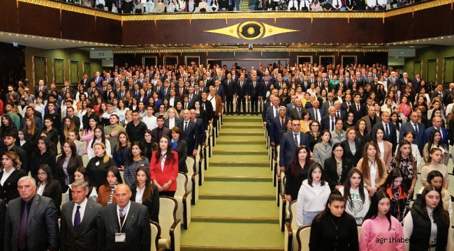 AİÇÜ Rektörü Prof. Dr. Karabulut, "Nahçıvan Özerk Cumhuriyetinin Kuruluşunun Azerbaycan'ın Siyasi Tarihindeki Rolü" Konferansına Katıldı