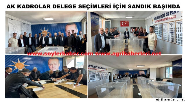 AK Parti Doğubayazıt İlçe Teşkilatında Delege Seçimleri Yapıldı.