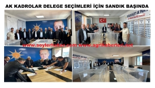 AK Parti Doğubayazıt İlçe Teşkilatında Delege Seçimleri Yapıldı.