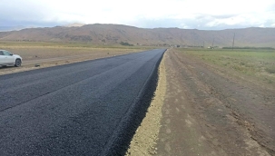 Doğubayazıt Örtülü Köy Yolunun Asfaltlaması Bitti