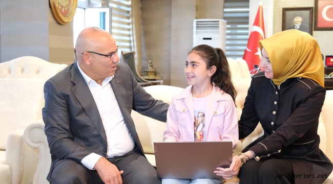 Kalp hastası Zeynep Ela'nın "Vali Olma" hayali gerçek oldu