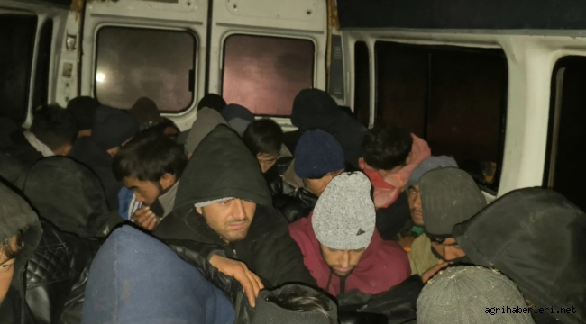 Doğubayazıt'ta 60 Göçmen Yakalandı