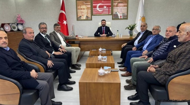 DTSO BAŞKANI CEMAL CAN'IN AK PARTİ İL VE İLÇE BAŞKANLARINA HAYIRLI OLSUN ZİYARETİ