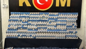 DOĞUBAYAZIT'TA 5.435 GÜMRÜK KAÇAĞI SİGARA ELE GEÇİRİLDİ.