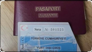 Yurt dışı çıkışı için harç pulu alma sona eriyor!