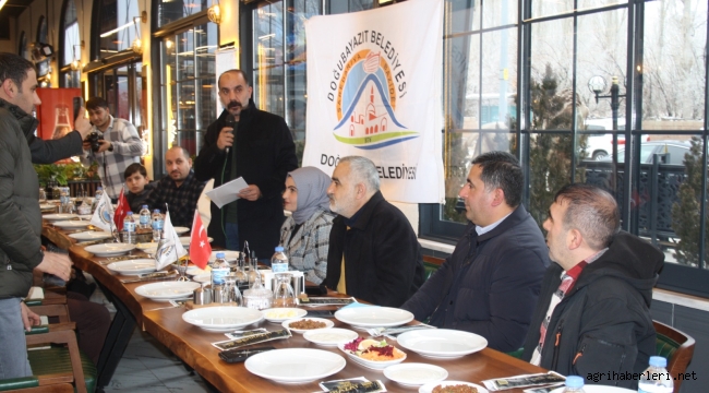 10 Ocak Çalışan Gazeteciler Günü'nde Doğubayazıt Belediyesi Basın Mensuplarını Unutmadı!