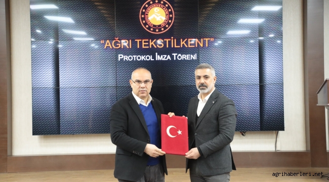 Ağrı'da 300 Kişiye İş İmkanı İçin İmzalar Atıldı.