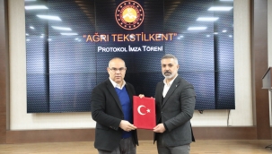 Ağrı'da 300 Kişiye İş İmkanı İçin İmzalar Atıldı.