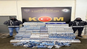 AĞRI'DA BİR ARAÇTA KAÇAK SİGARA ELE GEÇİRİLDİ