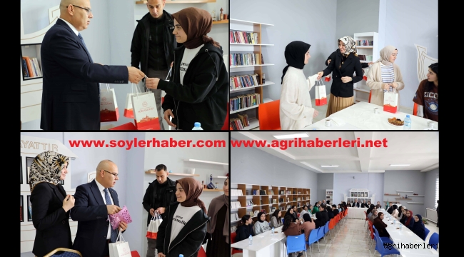 AĞRI'DA VALİ VE ÖĞRETMEN EŞİ ÖĞRENCİLERE NEFES OLDU