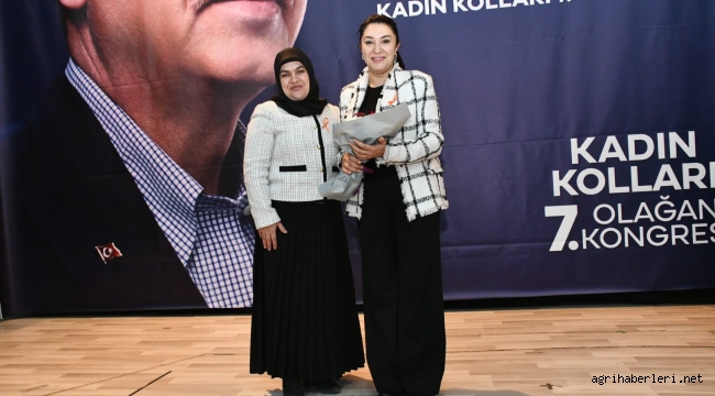  AK PARTİ AĞRI KADIN KOLLARI BAŞKANI ZEYNEP ELDEM, ÜYELERDEN GÜVENOYU ALDI!