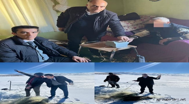 Doğubayazıt Nüfus Müdürlüğü Personelleri Kar Kış Demeden 90 Km Yol Gidip Kimlik Kartı Talebi Aldı.  