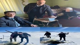 Doğubayazıt Nüfus Müdürlüğü Personelleri Kar Kış Demeden 90 Km Yol Gidip Kimlik Kartı Talebi Aldı.