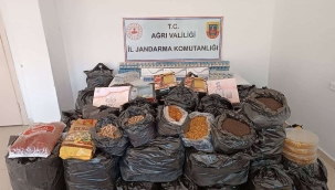 Doğubayazıt'ta İran menşei mallar ele geçirildi.