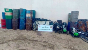 Doğubayazıt'ta Kaçak Yakıt Operasyonu