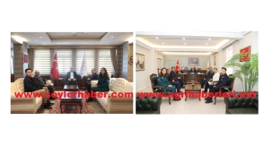 Vali Koç ve Kaymakam Ekinci'ye Dünya Gümrük Günü'nde Bölge Müdürü Gürbüz'den Ziyaret