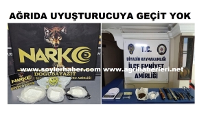 DİYADİN VE DOĞUBAYAZIT'TA UYUŞTURUCU OPERASYONU