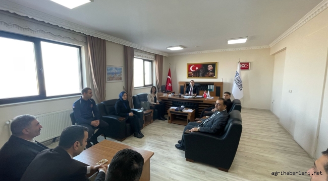 Doğubayazıt Cezaevinde Manevi Rehberlik Taşra Yürütme Kurulu Toplantısı yapıldı.