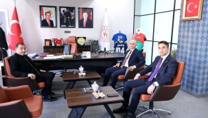 Kaymakam Ekinci, Müdür Çelebi'yi Ziyaret Etti.