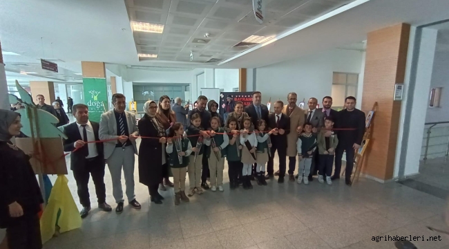 Ağrı Doğa Koleji Minik Öğrencileri Tarafından 14 Mart Tıp Bayramı'na Özel Anlamlı Sergi.