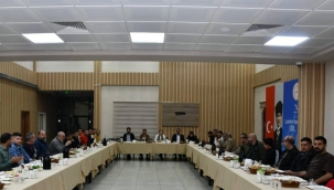 Ağrı Milletvekili Kilerci ve İl Başkanı Yıldız, basın mensuplarıyla bir araya geldi.