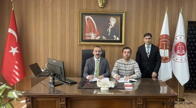 AİÇÜ, Ahmedi Hani MYO ve Doğubayazıt Cumhuriyet Başsavcılığı Arasında, Denetimli Serbestlik Protokolü İmzalandı.
