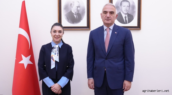 MİLLETVEKİLİ KİLERCİ, BAKAN ERSOY'A  AĞRI'NIN TURİZM SORUNLARINI İLETTİ.