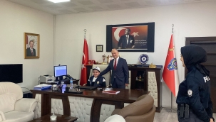 11 Yaşındaki Engelli Muhammed'in Polis Hayaline, Emniyet Müdürü Serkan Demir, Kayıtsız Kalmadı.  