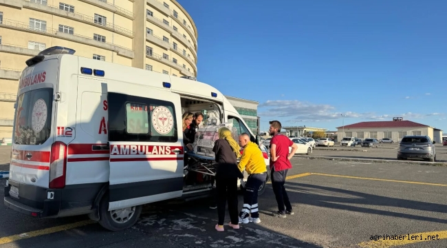 Ağrı'dan Ambulans Helikopter ile Adar Bebek, Van'a Sevk Edildi.