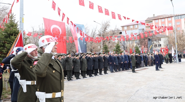 AĞRI'NIN 107. KURTULUŞ YIL DÖNÜMÜ ETKİNLİKLERLE KUTLANDI