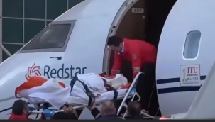 AMBULANS UÇAK İLE AĞRI'DA ASKER ANKARA'YA BEBEK ELAZIĞ'A SEVK EDİLDİ