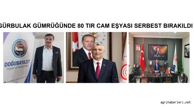 BAŞKAN CEMAL CAN MÜCADELE ETTİ 80 TIR CAM EŞYASINA İZİN ÇIKARTTI.