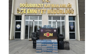 Doğubayazıt'ta Araçta Kaçak Sigara Ele Geçirildi.