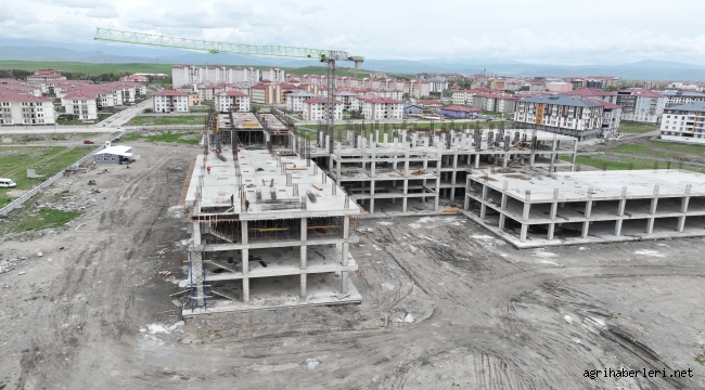 Ağrı'da Sağlığa Dev Yatırım, Yeni Hastane İnşaatı Hızla İlerliyor