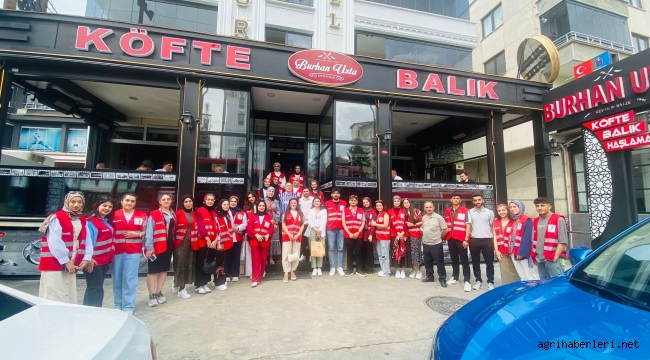 AHMEDİ HANİ MYO ÖĞRENCİSİNE DOĞUBAYAZIT KIZILAY'DAN SOSYAL SORUMLULUK PROJESİ KAPSAMINDA GEZİ