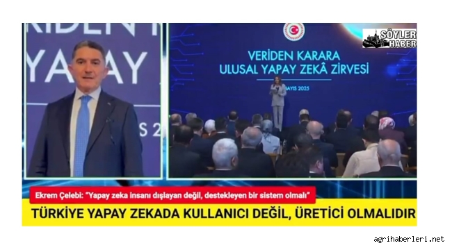  Çelebi, TBMM'de Veriden Karara Ulusal Yapay Zeka Zirvesi'ne Katıldı