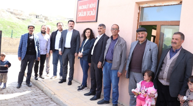  Diyadin Kaymakamı Karali, Hacıhalit Köy Sağlık Ocağı'nın Açılışını Yaptı