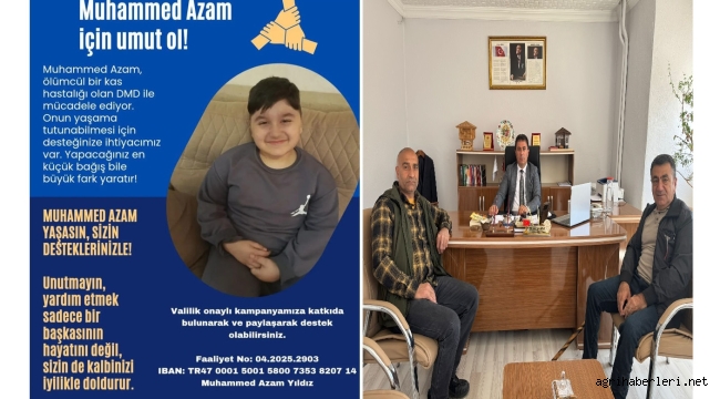 Doğubayazıt Engelliler Derneği'nden Duyarlı Ziyaret, Diyadin'de Muhammed Azam İçin Destek Çağrısı