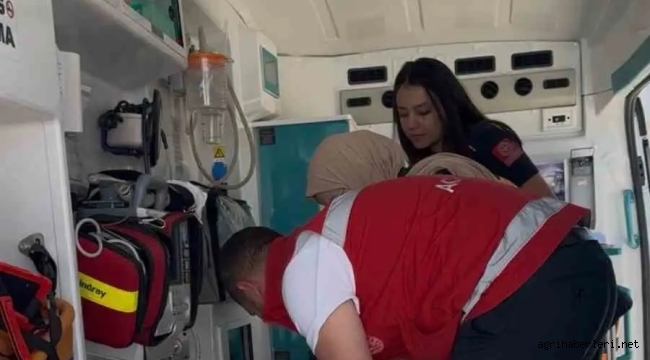 Diyadinli 10 aylık bebek uçak ambulansla Ankara'ya sevk edildi
