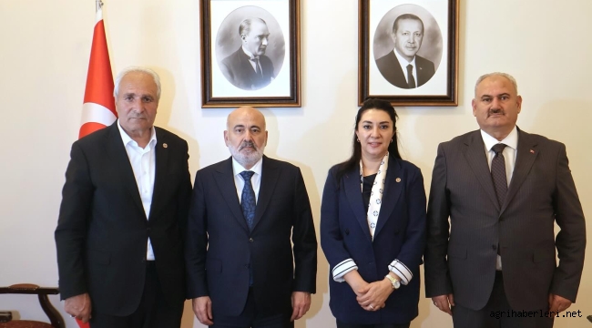 İçişleri Bakan Yardımcısı Mehmet Sağlam'a, Ağrı Şehrin Talepleri İletildi